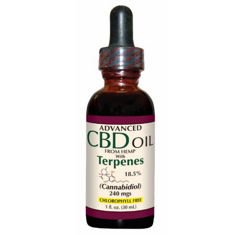Image of Smart Organics CBD with Terpenes 240 mg 1oz