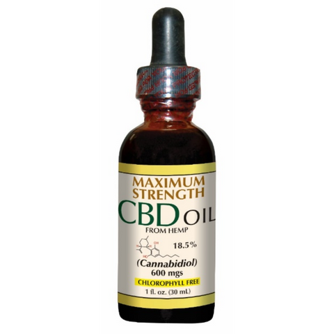 Image of Smart Organic CBD Hemp Oil 600 mg Maximum Strength  1oz
